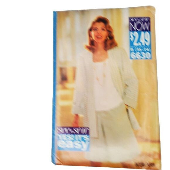 See & Sew Pattern 6630 Womens Open Blazer Jacket Short Shirt 6 - 24 Uncut - Picture 1 of 2